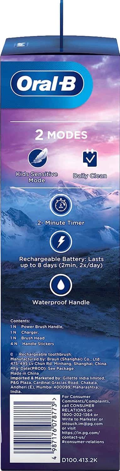 Buy ORAL-B DISNEY FROZEN EXTRA SOFT RECHARGEABLE TOOTHBRUSH FOR KIDS 3 ...