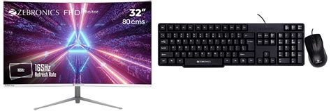 ZEBRONICS Gaming A32FHD LED Curved 165Hz 80cm (32") 1920x1080 Pixels ...