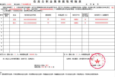 2020广州公积金提取申请表需要盖单位公章吗？- 广州本地宝