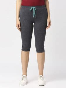 Lovable AT-EASE CAPRI Women Grey Capri - Buy Lovable AT-EASE CAPRI ...
