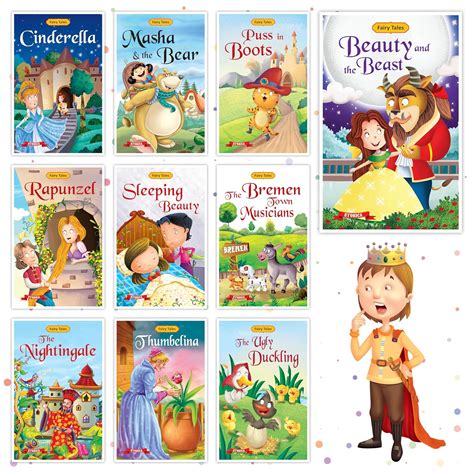 Set of 10 Fairy Tales Story Books for Kids|English Short Stories for 3 ...