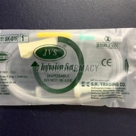 Economy Infusion Set Exporter, Supplier from Indore
