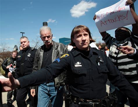 Controversial Florida pastor Terry Jones is escorted into the 19th ...