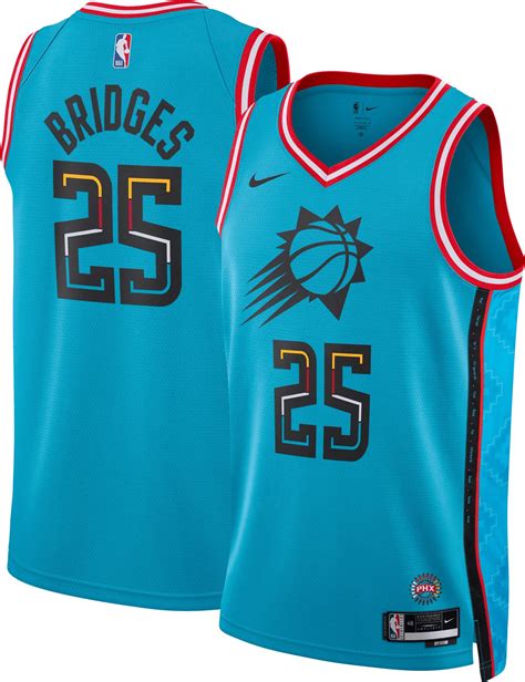 Mikal Bridges Phoenix Suns 2023 City Edition Jersey – All Stitched ...