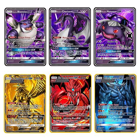 Buy 6Pcs Vmax Charizard Cards Vmax - Cards Deck Included - Rare Cards ...