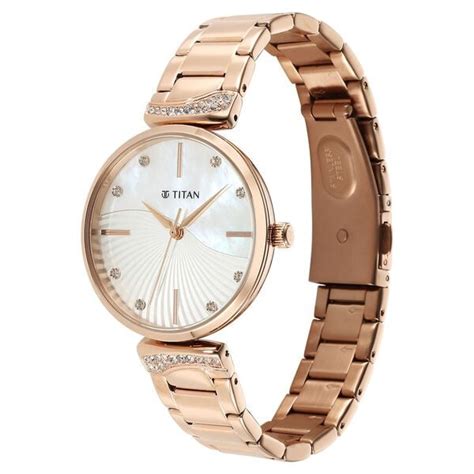 Buy Online Titan Purple Style Up Quartz Analog Mother Of Pearl Dial ...