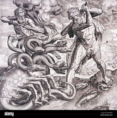 Lernaean hydra hercules hi-res stock photography and images - Alamy