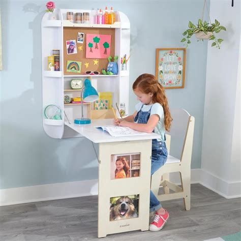 Kids Study Chair: Floating Wall Desk & Chair – Studio GKW