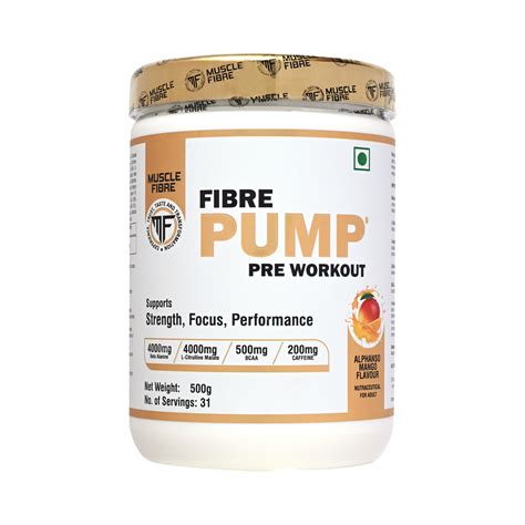 Fibre Pump Pre Workout 500g – Muscle Fibre