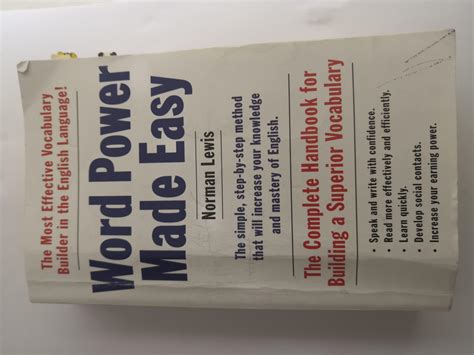 如何清晰有目标的学习英文原著《Word power made easy》?