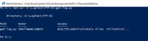 Image result for PowerShell File Owner