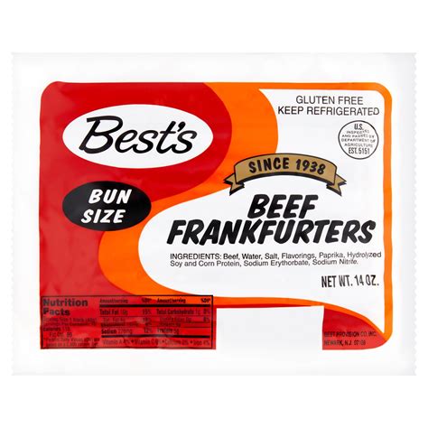 Best's Bun Size Beef Frankfurters, 14 oz - ShopRite