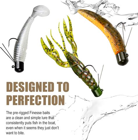 Buy Lunkerhunt Pre-Rigged Finesse Swimbait – Soft Bait Fishing Lure ...