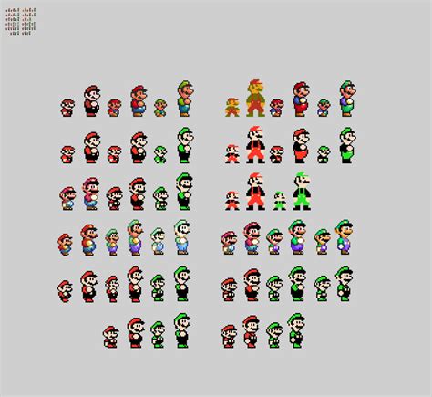 10x New Super Mario Bros Sprite Conversion by Abbysek on DeviantArt