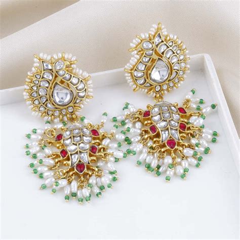 Buy Gold Plated Kundan Jewellery Collections | 92.5 Silver Jewellery ...