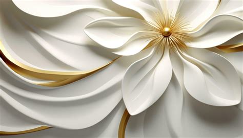 Gold and white paper flower background 27788087 Stock Photo at Vecteezy