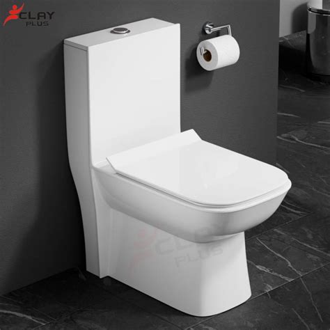 clayplus Platinum Ceramic /Water Closet/ With Soft Close Toilet Seat ...