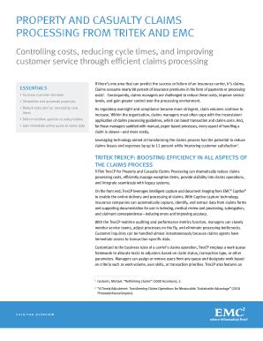 Fillable Online Property and Casualty Claims Fax Email Print - pdfFiller