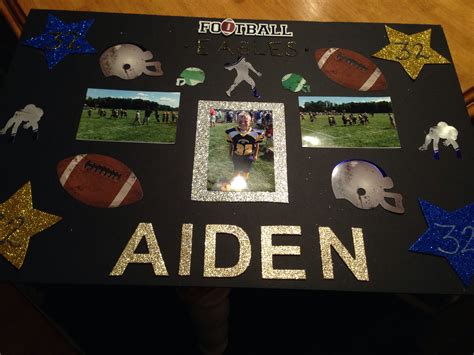 My sons homecoming poster! #football | Homecoming posters, Football ...