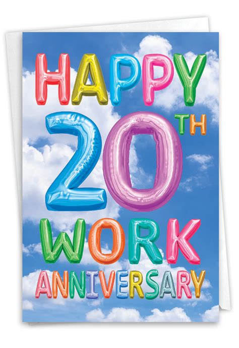 Work Anniversary Card Wording