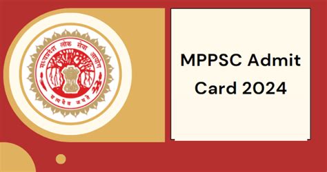 Image result for MPPSC Admit Card PDF