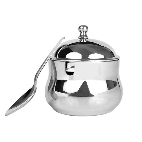 Buy Thejus Collection Stainless Steel Ghee Pot with Spoon | Multi ...