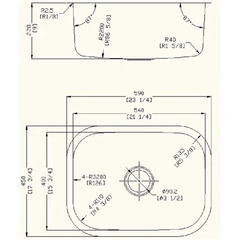 American Imaginations Undermount 23.25-in x 23.25-in Chrome Single Bowl ...