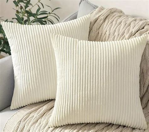 Bestlivings Kussenhoes Ellen - 60cm Rond Met Vulling Beige/Crème - Decoratief En Wasbaar