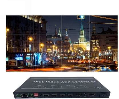 microware 3x3 1x5 1x7 3x4 video wall controller 2K 4K 8K video wall ...