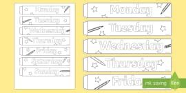 Handwriting Months of the Year Paper Chain Activity - Twinkl