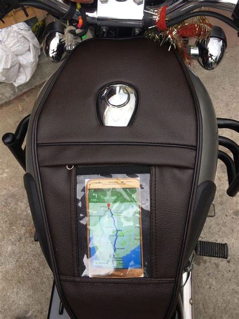 Sahara Seats Leather Single Zip Mobile Tank Cover Compatible with Motor ...