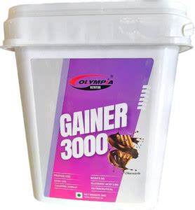 Olympia Nutrition Gainer 3000 Blend Of Premium Whey+ Creatine Fortified ...