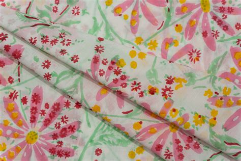 FAIRY WHITE BLOCK PRINTED COTTON FABRIC-HF5322 – Navyas Fashion