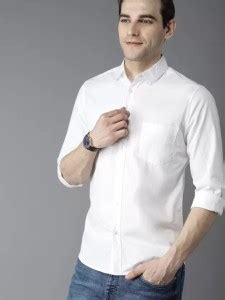 SDFGHJ Men Solid Casual White Shirt - Buy SDFGHJ Men Solid Casual White ...