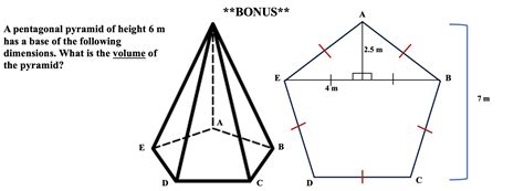 Image result for Pentagonal Pyramid Volume Calculation