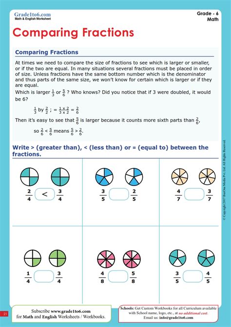 Image result for 6th Grade Printable Math Worksheets Fractions