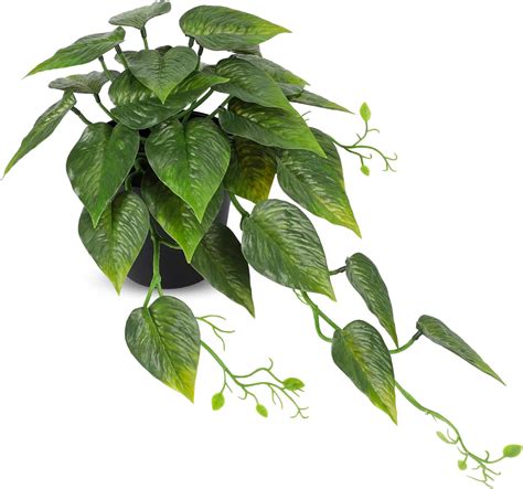 Buy WXBOOM Faux Plant Indoor 1 Pack Artificial Potted Plant Pothos ...