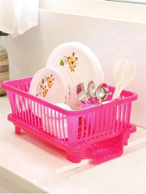 Quickmart Dish Drainer Kitchen Rack Plastic Price in India - Buy ...