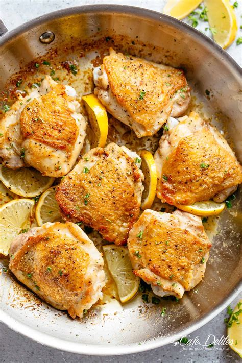 baked lemon chicken thighs recipe
