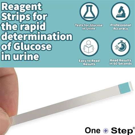 100 One Step Glucose Test Strips - Diabetes Urine India | Ubuy