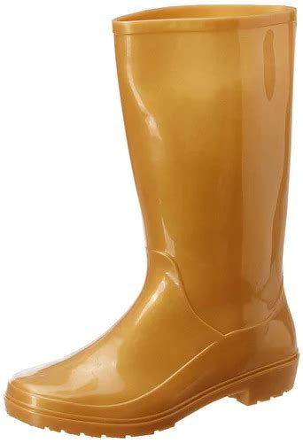 Elite PVC Golden Gumboots - Durable & Stylish at Attractive Prices