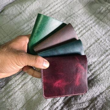 Handmade leather wallets and card holders | Indian leather craft ...