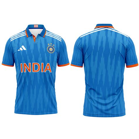 Next Print Printed India Customised Cricket ODI Jersey.Your Name and N