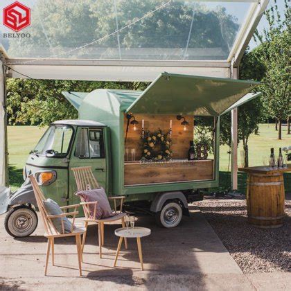 Mobile Coffee Van Food Trailer Electric Tricycle Piaggio ape Catering ...