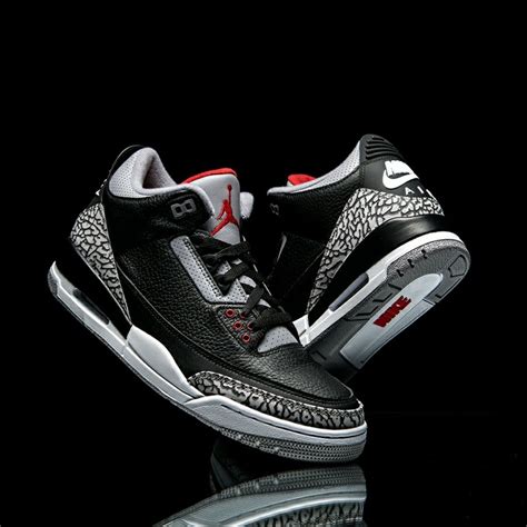 JORDANRETRO 3 OG | Air jordans retro, All nike shoes, Jordan 3 black cement