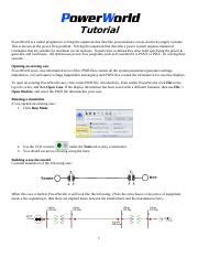 PowerWorld Tutorial 的图像结果