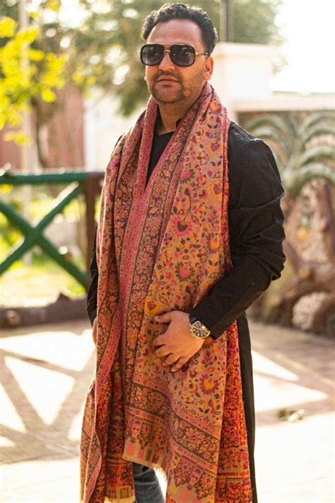 Kani Work Shawl For Men | Buy Gents Kashmiri Kani Work Shawls Online