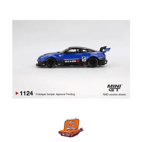 Mini GT #1124 LB-Silhouette WORKS GT Nissan 35GT-RR Ver.2 Blue (Import ...