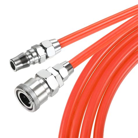 MECCANIXITY Pneumatic Air Hose 8mm OD 5mm ID 10M Length Red Flexible ...