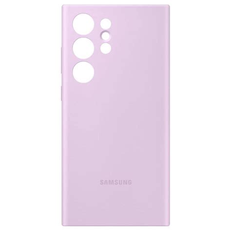 Buy Samsung Silicone Mobile Case for Samsung Galaxy S23 Ultra, Lavender ...